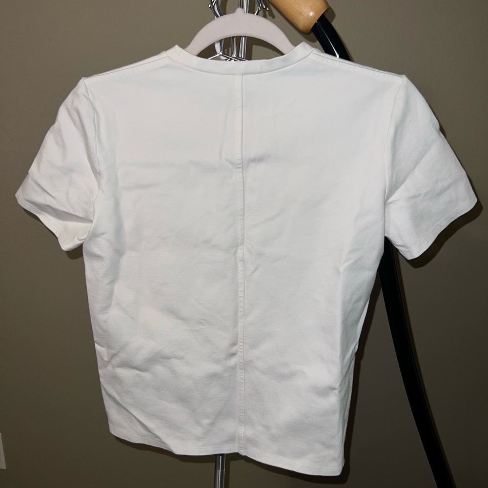 The Row White Calibi T-shirt - Picture 6 of 7